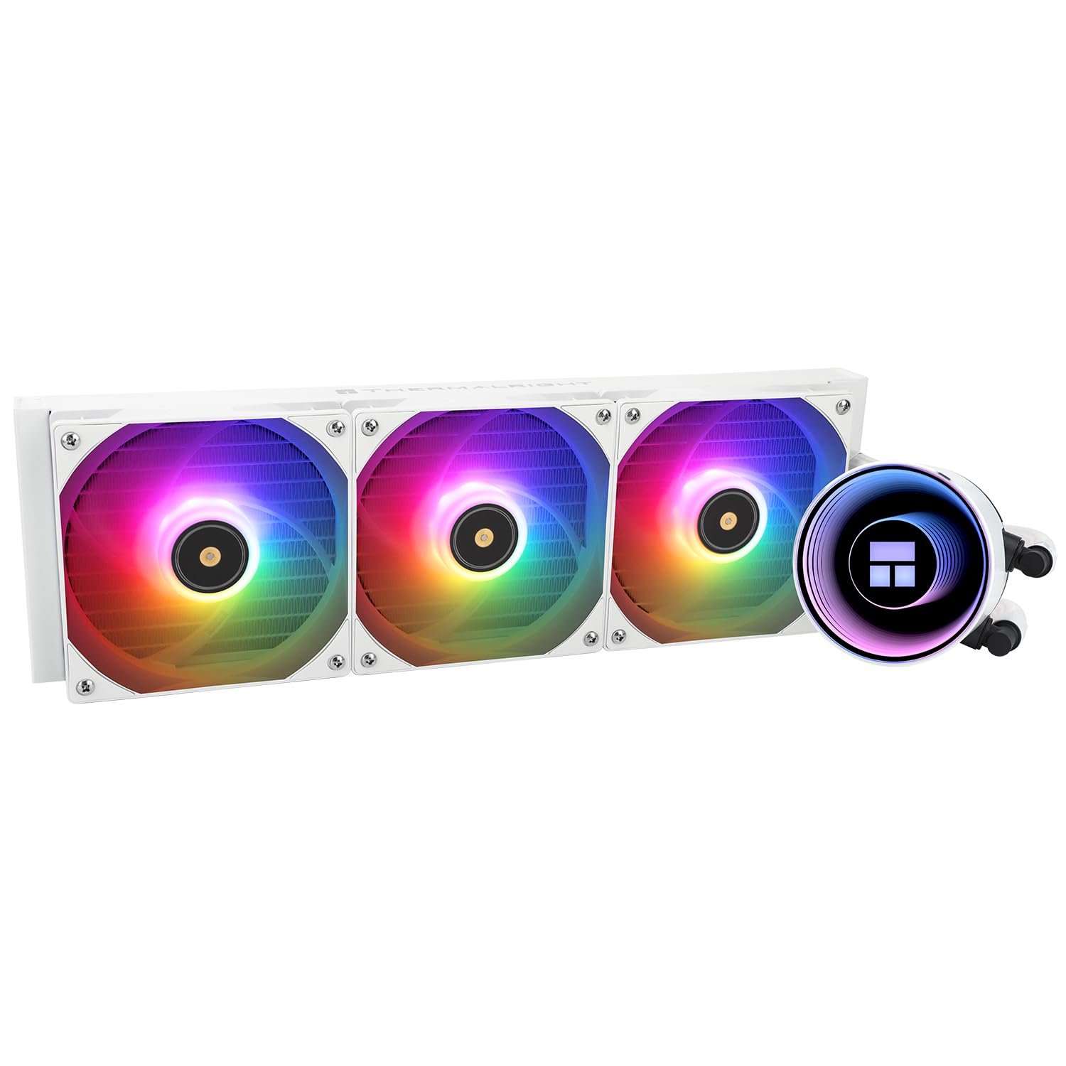Thermalright Frozen Notte 360 White ARGB V2 Water Cooling CPU Cooler, 360 Specification CPU Liquid Cooler,3 PWM Fans, for AM4/AM5,Intel lga1700/1851/115x/2011