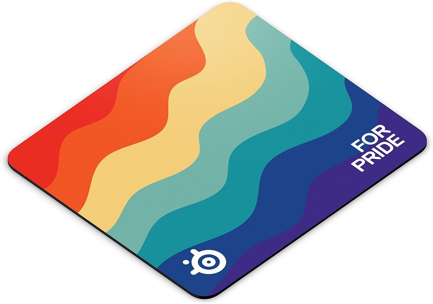 SteelSeries QcK Large Gaming Mouse Pad – for Pride Limited Edition – Exclusive Micro-Woven Cloth – Optimized for Low and High Mouse CPI – Durable and Washable – Rainbow Design
