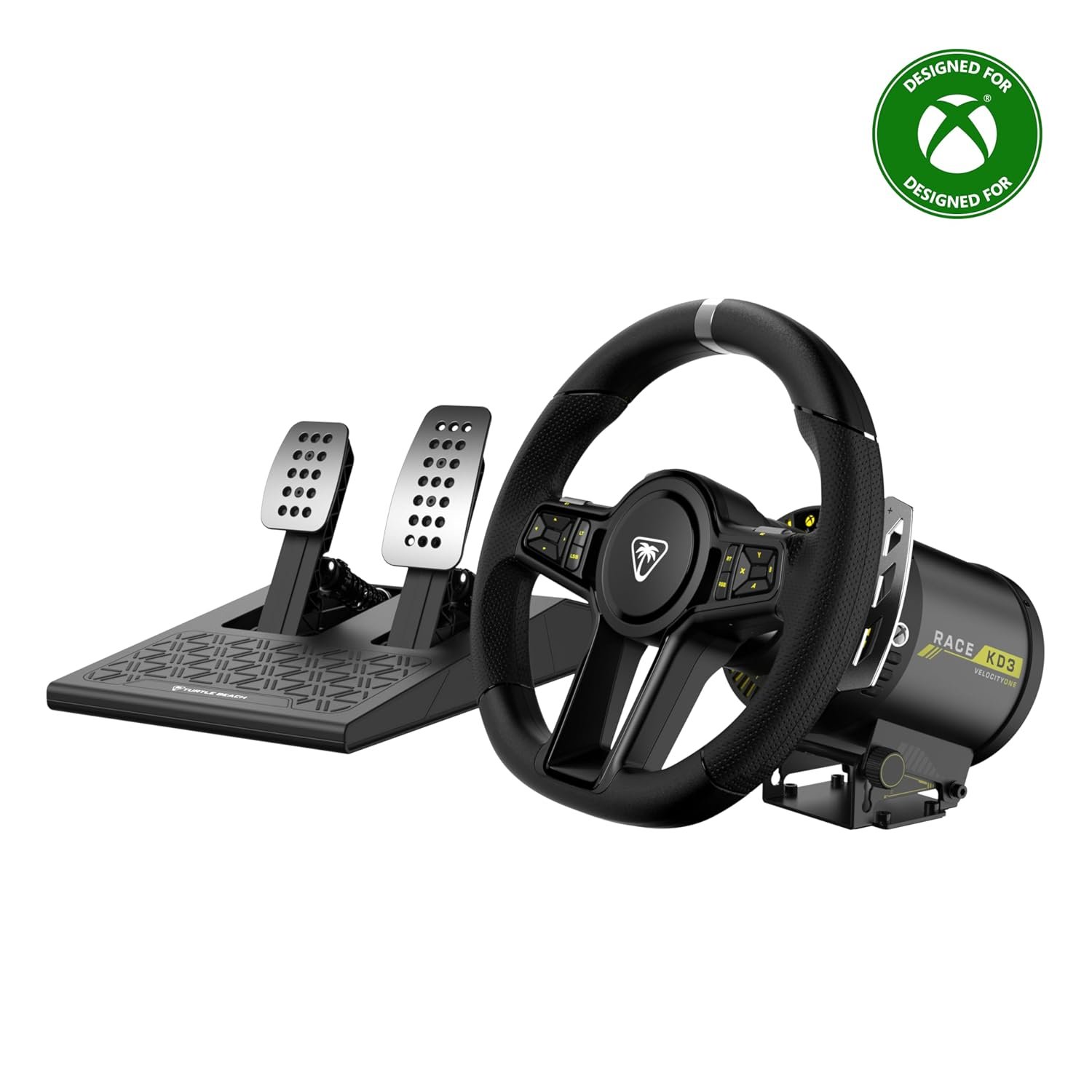Turtle Beach VelocityOne Race KD3 Direct Drive Force Feedback Racing Wheel & Pedals for Xbox Series X|S, Xbox One & Windows 10/11 PC