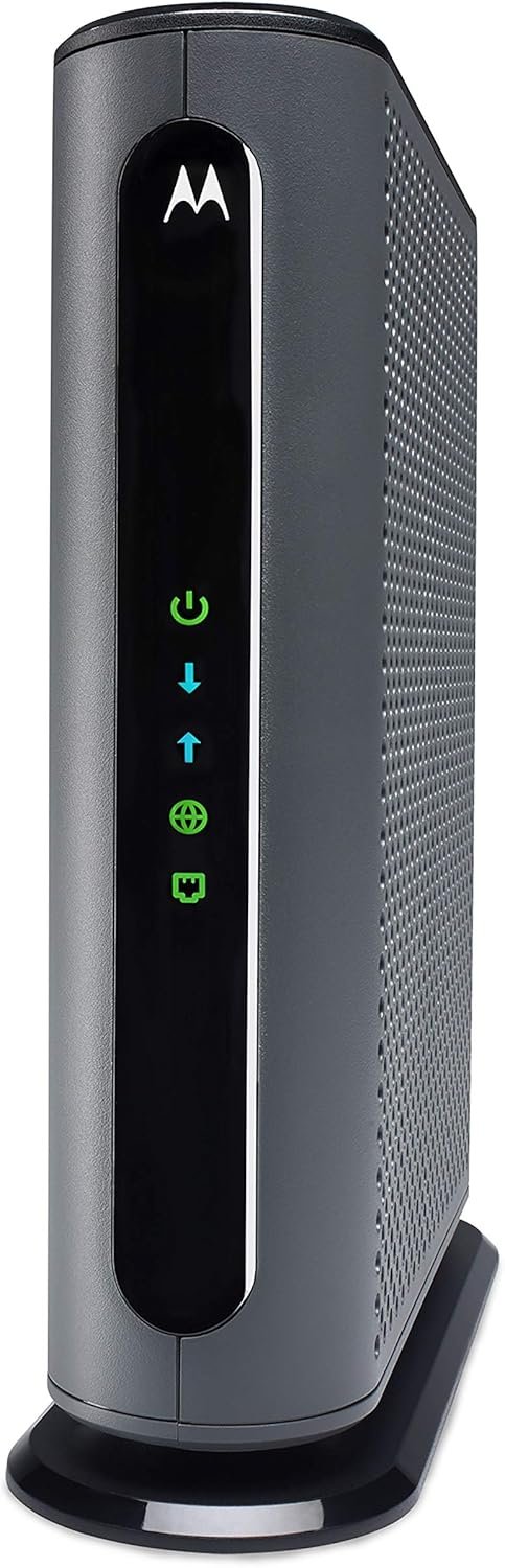 Motorola MB7621 Cable Modem | Pairs with Any WiFi Router | Approved by Comcast Xfinity, Cox, and Spectrum | for Cable Plans Up to 900 Mbps | DOCSIS 3.0