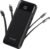 charmast Portable Charger with Built in Cables, Power Bank with Cords Wires, Slim 10000mAh Travel Battery Pack 6 Outputs 3 Inputs 3A Fast Charging for Samsung Google Pixel LG Moto iPhone iPad