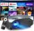 [Compatible with Netflix/High Brightness] Smart Projector with WiFi 6 and Bluetooth 5.3, 4K Outdoor Movie Projector with Prime Video/YouTube, Portable Proyector Compatible with HDMI/USB/iOS/Android