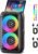 Bluetooth Speaker with 2 Rechargeable Wireless Microphone – Portable Party Speaker with Colorful Lights – Floorstanding Speakers Support TWS/AUX/USB/TF Card Ideal for Party,Home,Camping